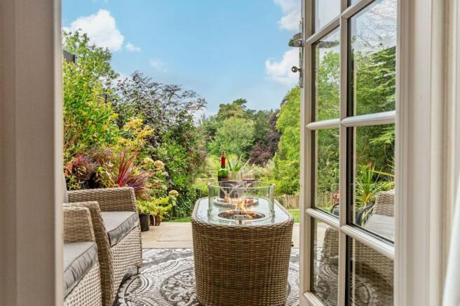 Ground floor Patio view from the Dining/Lounge
