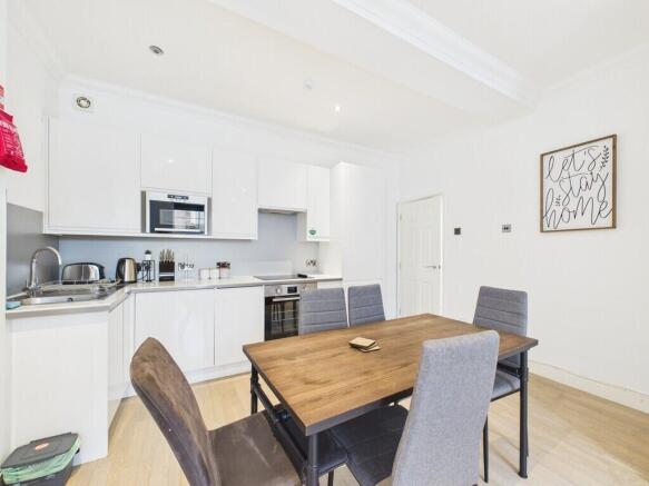 Open plan kitchen