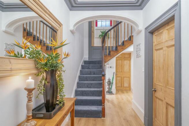 A grand hallway