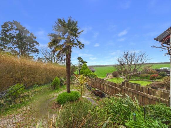 view from garden