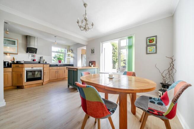 Open-plan kitchen