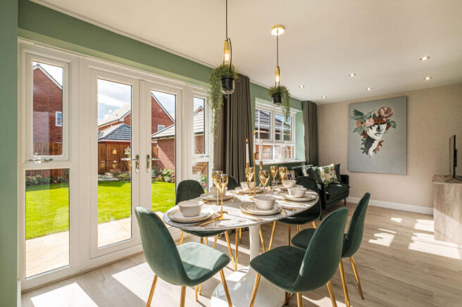 Interior image our of 4 bedroom Radleigh Dining Area