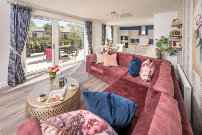 Show home living room