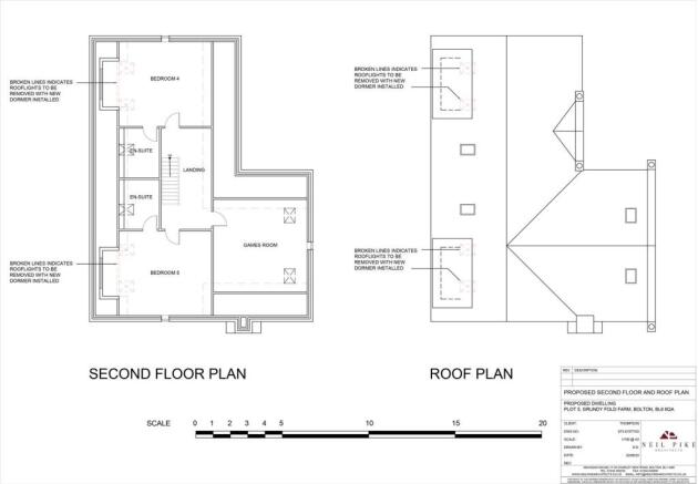 K1088-03 S73 A3 Proposed Second Floor and Roof Pla