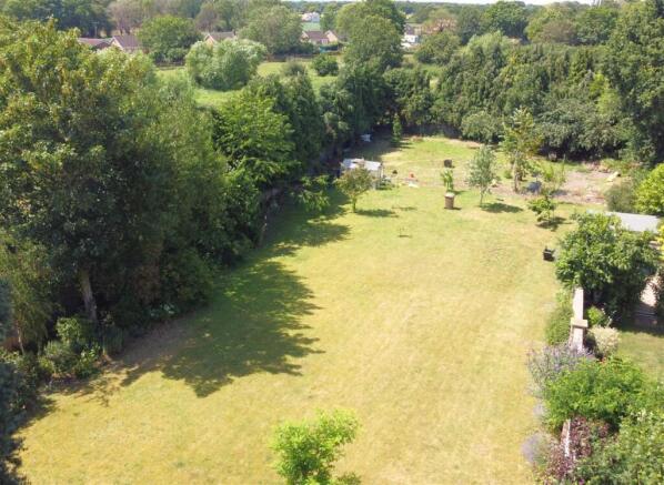 Elevated Rear Garden Overview 739