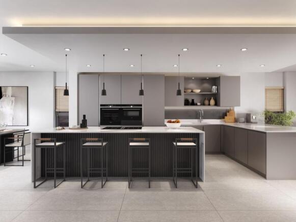 Kitchen area - CGI