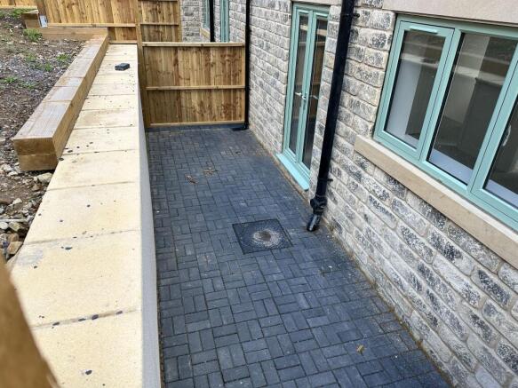 Rear patio