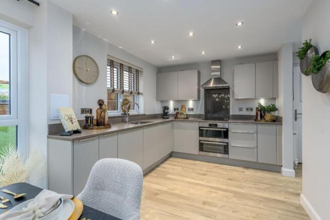 Kitchen/dining area in 4 bedroom Balloch house type