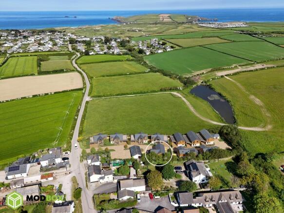 Arial view of the Zeath at The Bay development