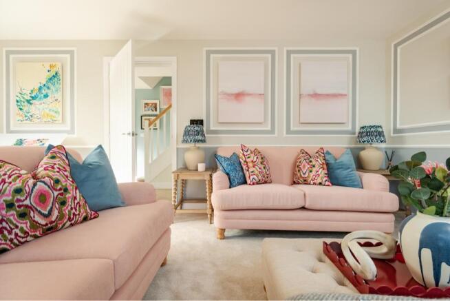 Plenty of room for two sofas