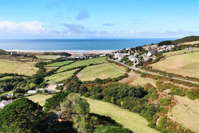 Drone View Out out to Sea