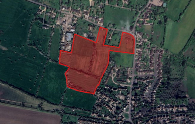 Land off Totternhoe Road, Eaton Bray arial.png
