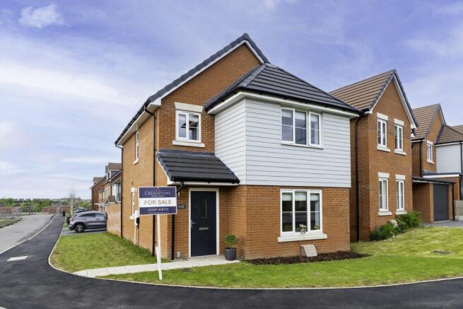 01 front - 3 bedroom detached (house) at Brick K