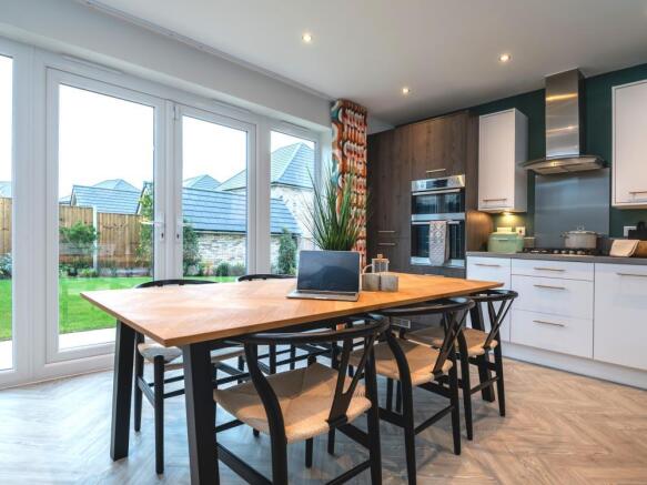 Dining of the Letchworth, a 3 bedroom house