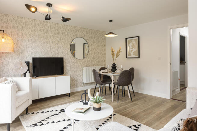 Internal image of the lounge/diner in the ashdown