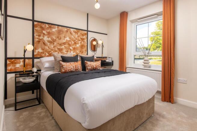 Internal image of the Ellerton main bedroom