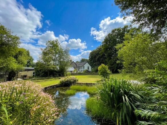 Garden Over Pond