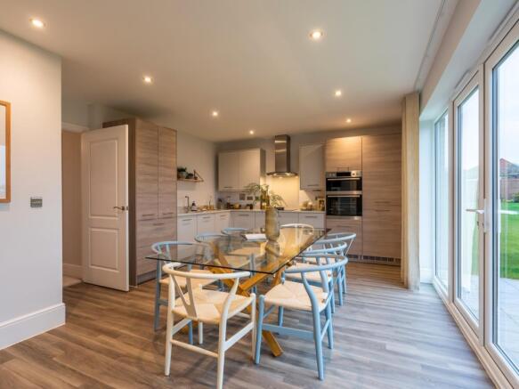 Dining / kitchen of the Oxford Lifestyle, a 3 bedroom house