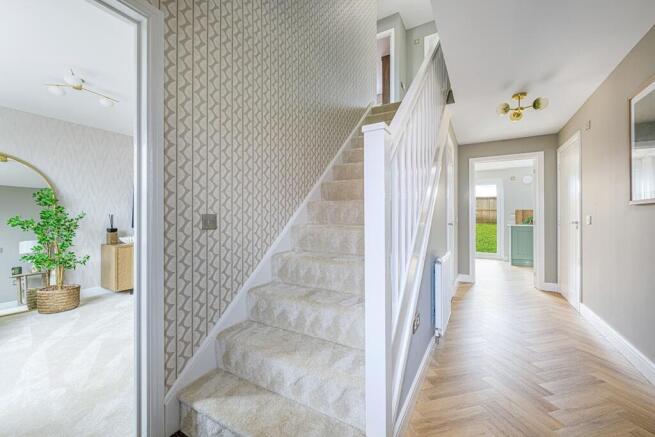 The Geddes has a bright and welcoming hallway