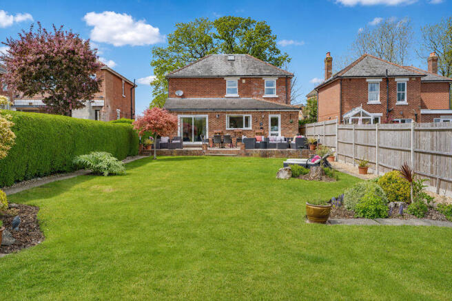 Garden View Towards the Property