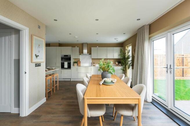 Dining area in kitchen of the Kitham