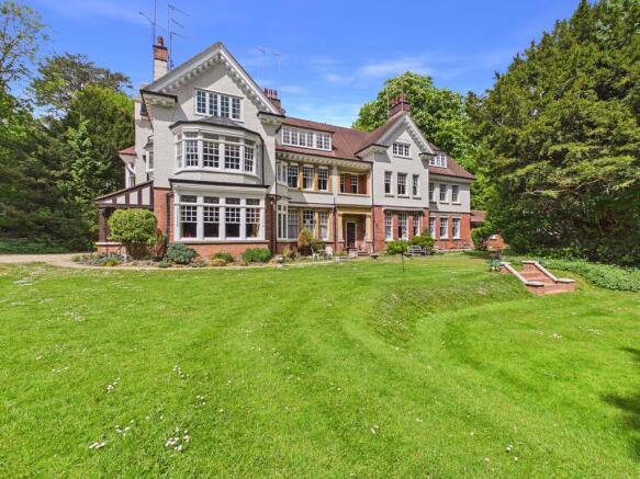 FRONT ASPECT FROM THE GARDENS
