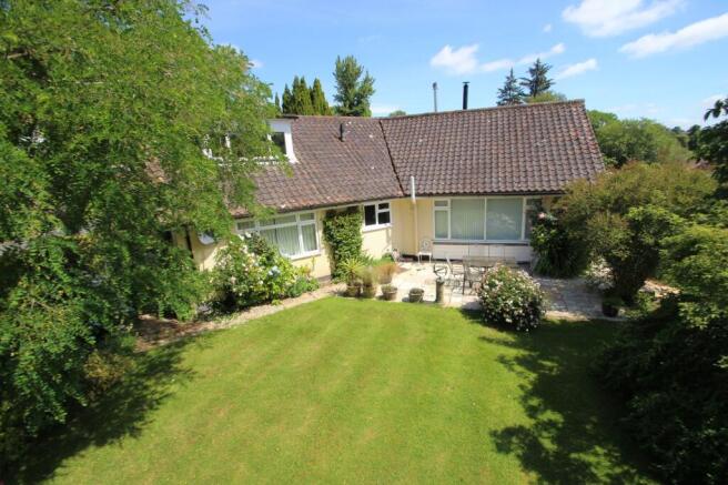 Rear of property
