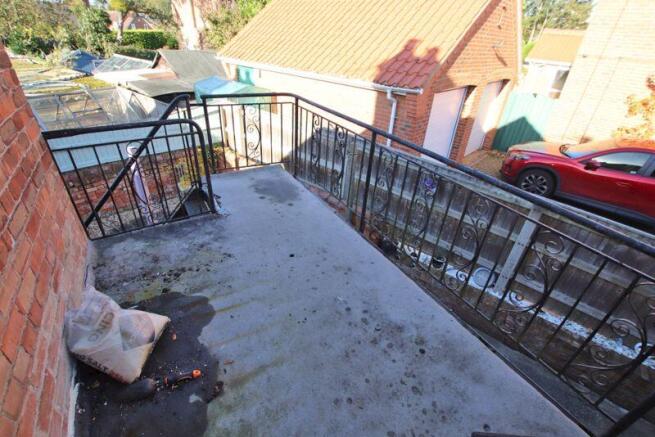 Balcony entrance