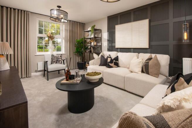 Brook View Ingleby Show Home Lounge