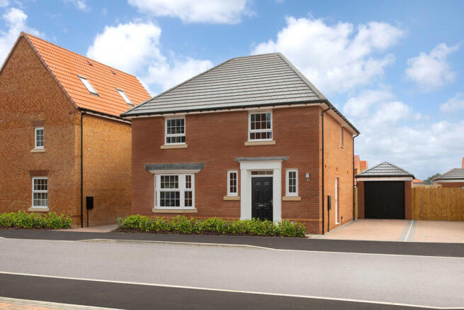 The exterior of Plot 4 The Kirkdale at Wolds View, Pocklington