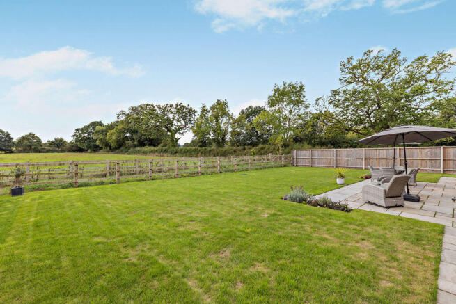 Rear Garden and Patio ..