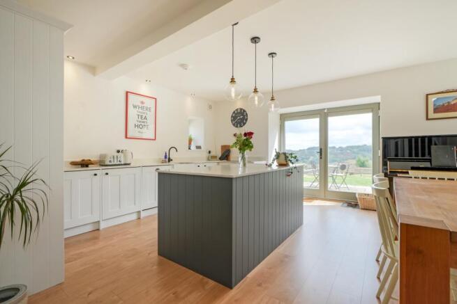 Open Plan Dining Room and Kitchen
