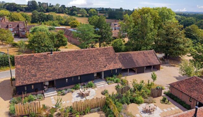 Tithe Barn Exterior (Drone)