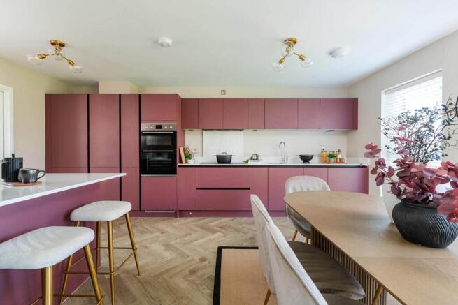 A brand new, modern kitchen is ready to go from the day you move in