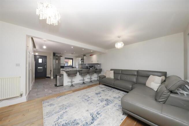 Open kitchen area