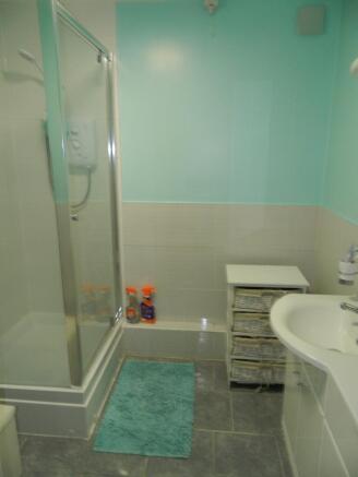 downstairs shower room