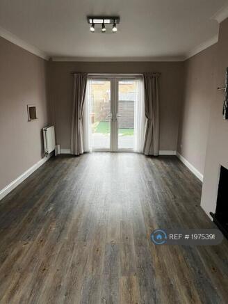 Living Room With French Doors