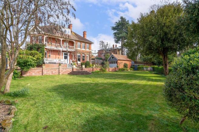 Handsome home and grounds