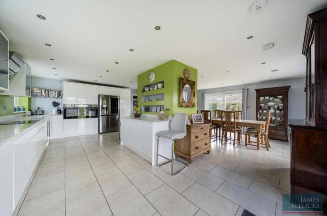 Open-plan living kitchen