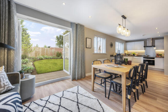 Indicative Kitchen/Dining Room, Contemporary Modern Decoration