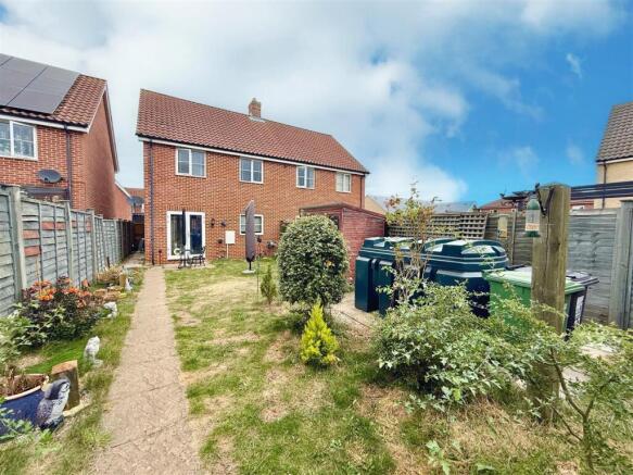 rear aspect and garden
