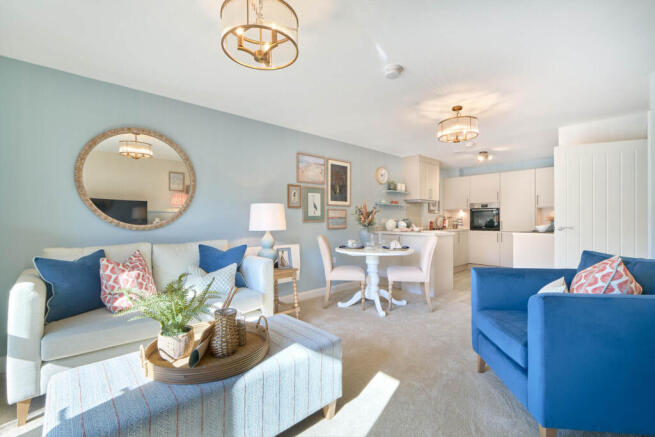 Show home living room