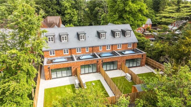 Aerial Rear Garden
