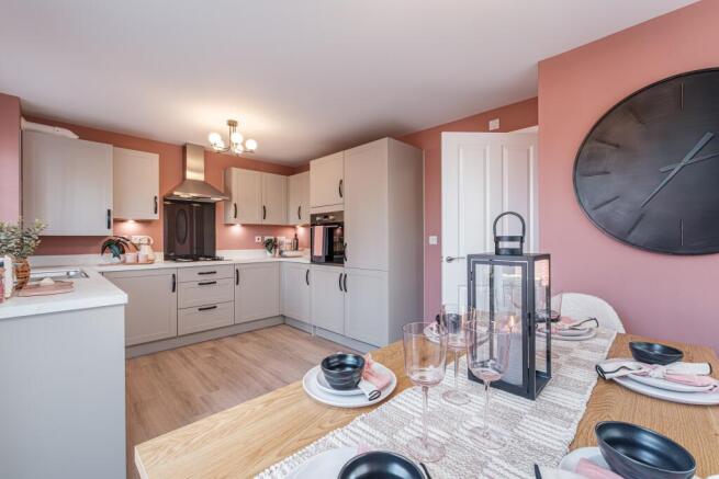 Interior view of the kitchen & dining in our 3 bed Ennerdale home