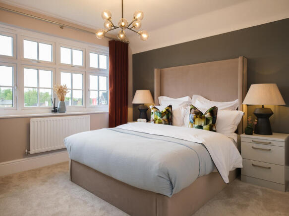 Bedroom 2 of the Buxton, a 2 bedroom house
