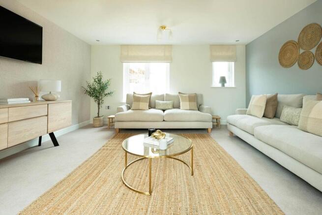 The cosy lounge is the place to settle down in the evenings with the whole family