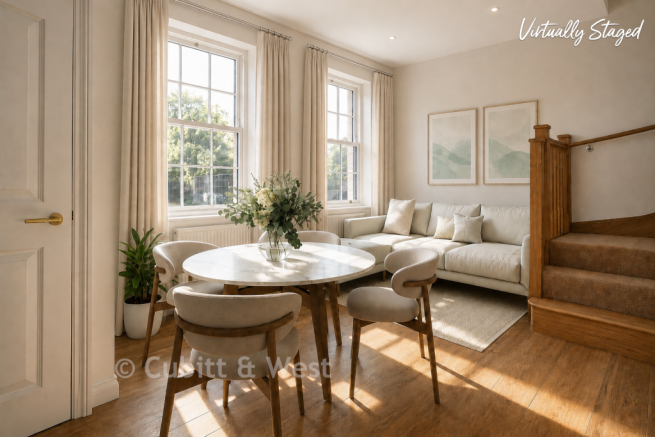 Staged Lounge Kitchen Diner