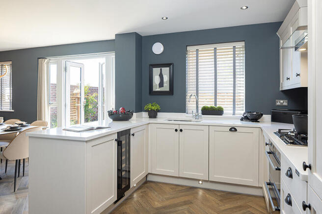 Modern kitchen in the Radleigh 4 bedroom home