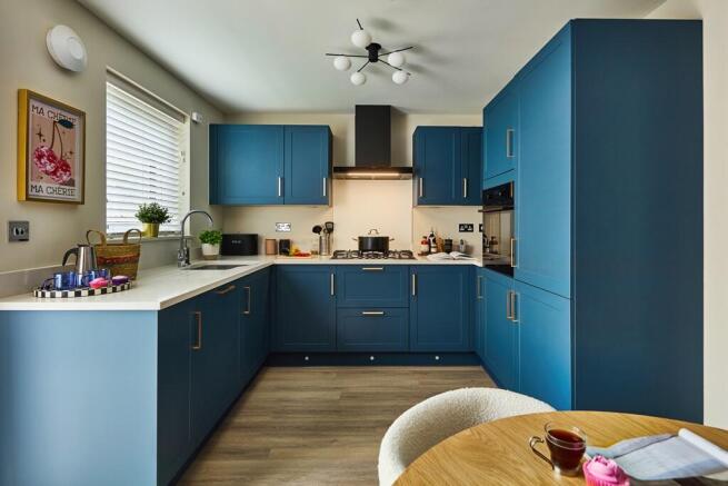 Gather with friends and family in the open plan kitchen