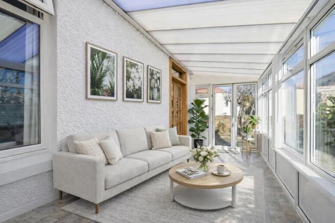 Virtually Staged Sunroom